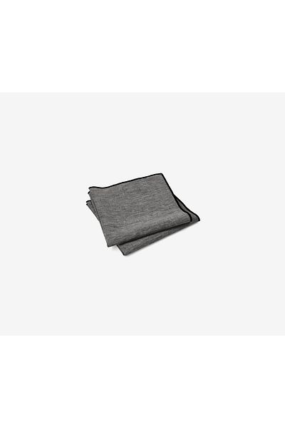 Tchibo 2 Pc Linen Tablecloths, Grey