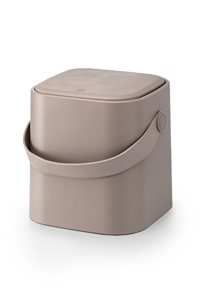 netteucuzluk 4 Liter Countertop Kitchen Magician Trash Can - Smart Lid, with Handle and Lock System