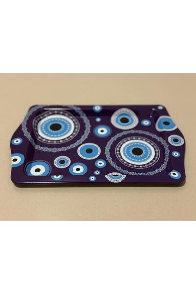 Den Tasarım Hediyelik Nazar Boncuklu Mini Sunum Tepsisi - 1 Adet