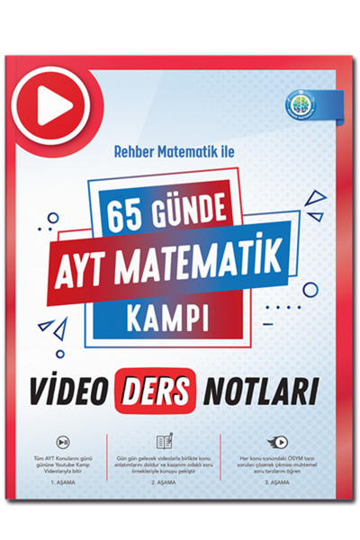 REHBER MATEMATİK YAYINLARI 65 Günde AYT Matematik Video Ders Notları