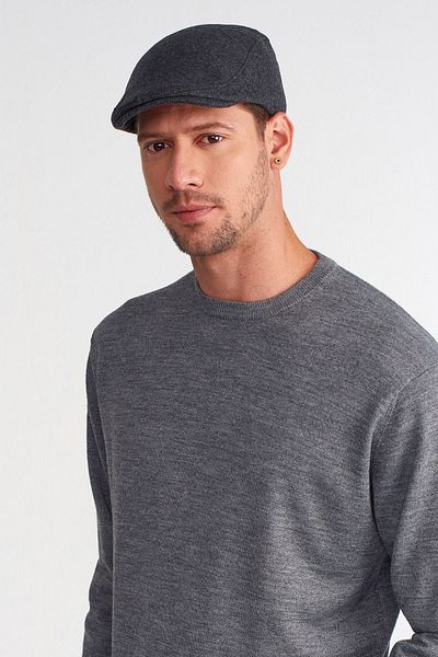 Külah Men's Wool Flat Cap Beanies Peaky Blinders Hat