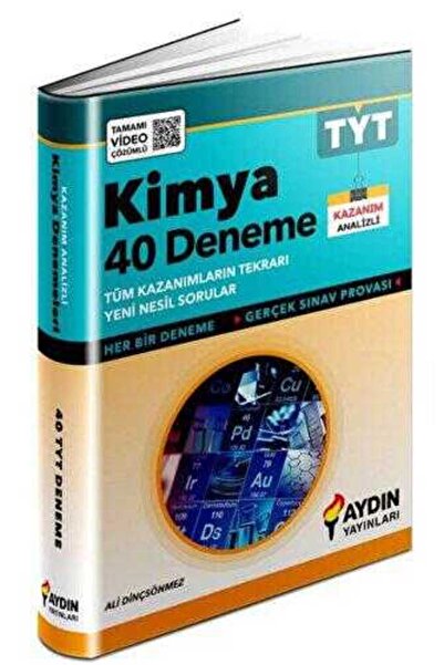 Aydın Yayınları Tyt Kimya 40 Deneme