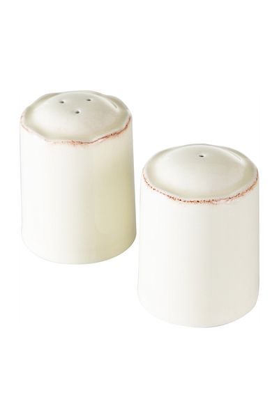Mudo Home Ecru Salt and Pepper Shakers Set