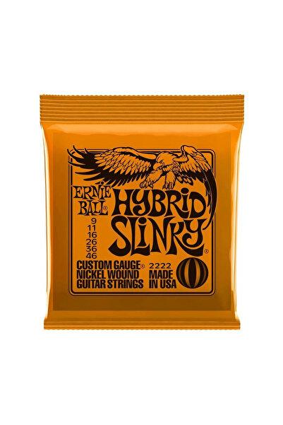 Ernie Ball P02222 Hybird Slinky Nickel 09-46 Elektro Gitar Teli