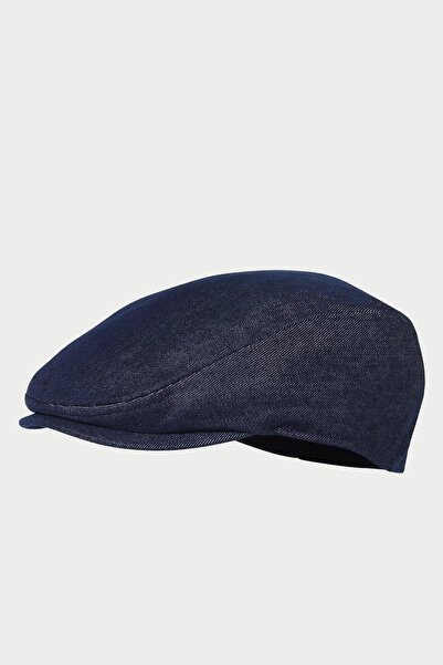 Külah Ανδρικό τζιν καπέλο σκούρο μπλε ναυτικό - Flat Cap Jean Hat