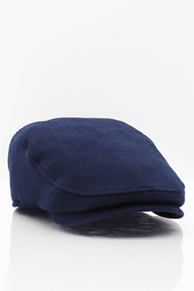 Külah قبعة صوفية على الطراز البريطاني للرجال باللون الأزرق الداكن من كوزموس