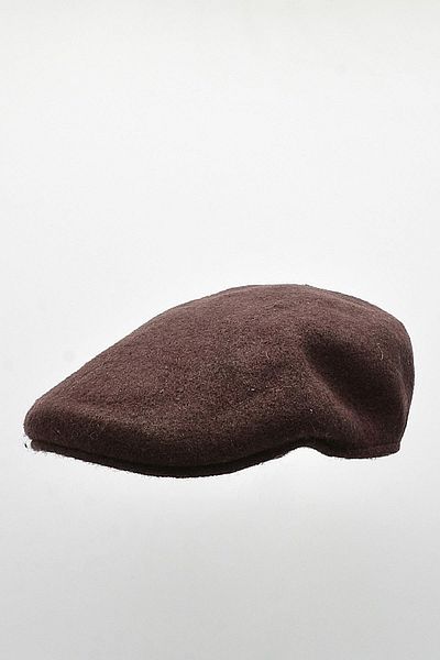 Külah Men's Brown Derby Flat Cap Cap Felt Hat