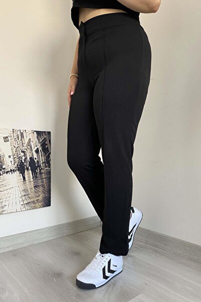 İstangül Butik Büyük Beden Full Likralı Bilek Boy Pantolon