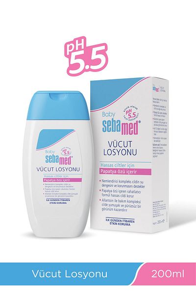 Sebamed لوشن العناية بالجسم للأطفال للترطيب المكثف والاسترخاء 200 مل