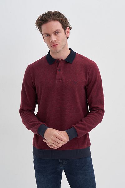 Cazador Φούτερ CAZ 5627 Θεσσαλονίκη Claret Red Melange