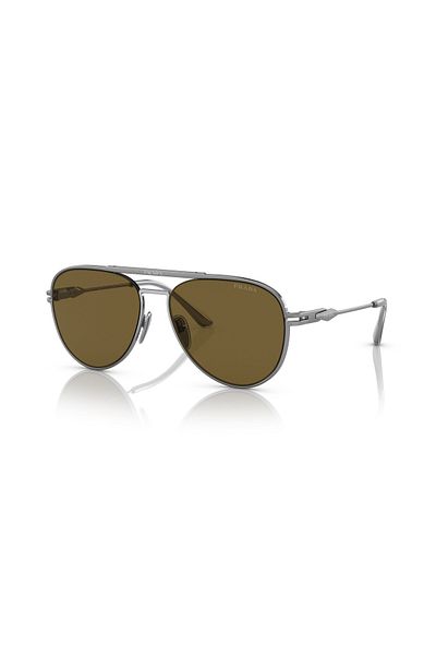 Prada Man Pilot Sunglasses- Pr 54zs - Lense Size:57mm - Gunmetal Matte/shiny