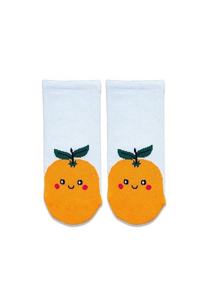 CARNAVAL SOCKS Оранжеви шарени весели чорапи с ботуши