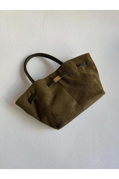 Mia Collection حقيبة يد وكتف نسائية موديل ليو كاكي