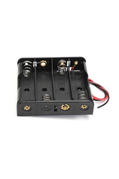 Genel Markalar 4lü Aa Pil Yuvası - Pil Yatağı, Dörtlü , Aa Pil Kutusu