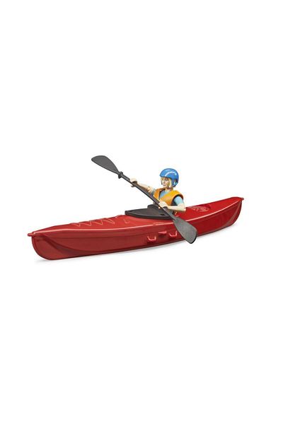 Bruder Canoe And Woman Figure 63155