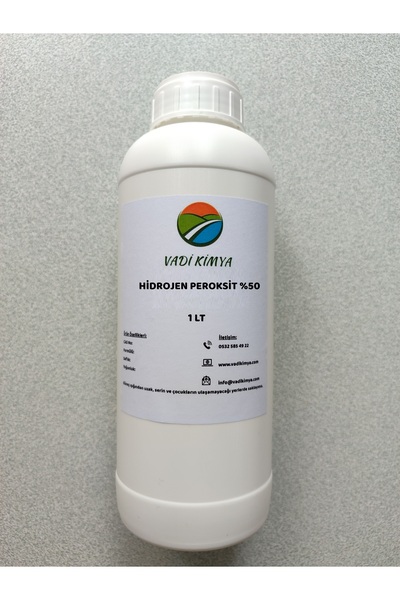 Vadi Kimyaa Perhidrol %50 (H2O2 - H.Peroksit) - 1 LT