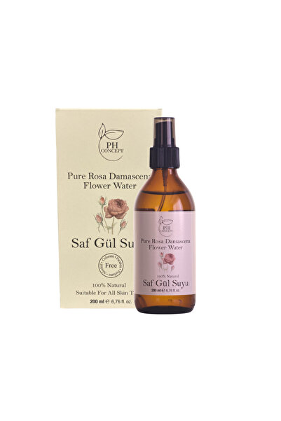 PH Concept Saf Gül Suyu 200 ML Sprey Kapak Cam Şişe
