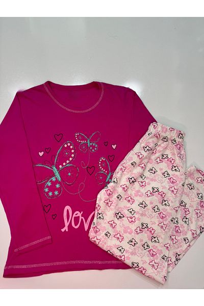 mellie kids Girl's Long Sleeve Seasonal Pajama Set
