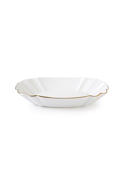 İpek Silk Gilded Boat Plate E-7921