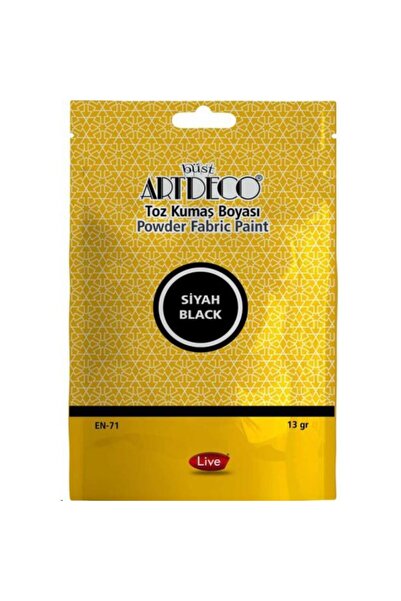 Artdeco Toz Kumaş Boyası Siyah 13 gr