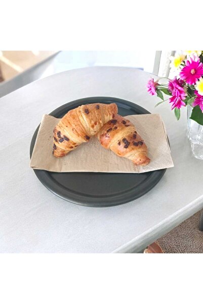 EceAksesuar صينية معدنية طبق معدني 6 قطع صينية تقديم الشاي والقهوة المستديرة ...