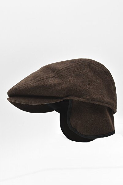 Külah Καπέλο Tobias Winter Earflap Bakerboy Καπέλο Καφέ