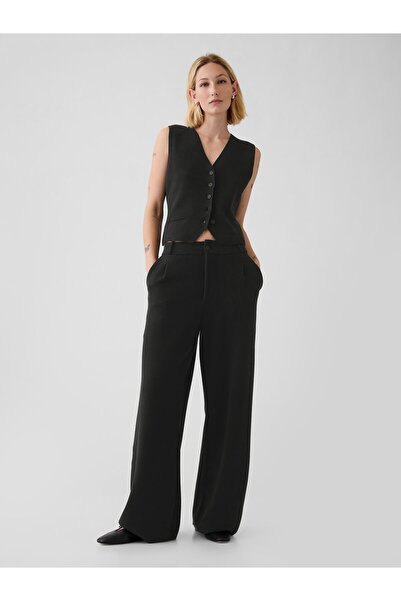 GAP Kadın Siyah CashSoft Kazak Yeleği