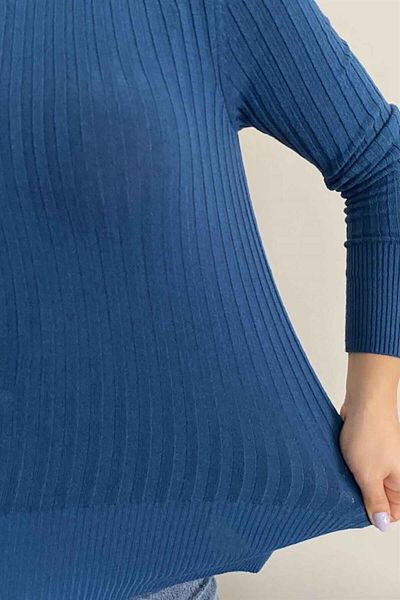 İstangül Butik Turtleneck Lycra Viscoza Badi