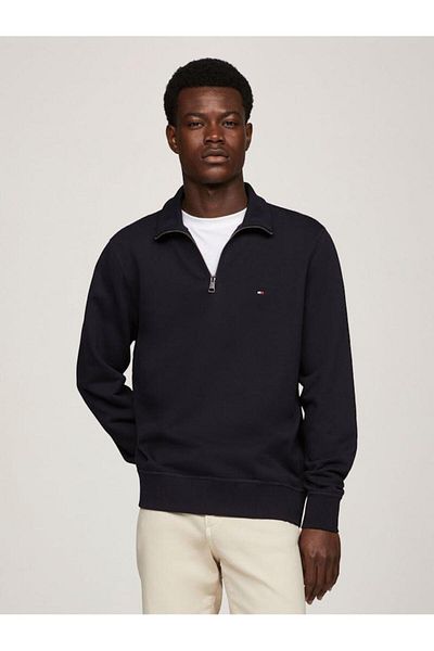 Tommy Hilfiger ESSENTIAL TERRY - țesătură cu fermoar 1/4