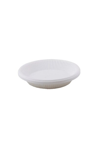 Ambalaj Evi طبق بلاستيك صغير الحجم للاستعمال مرة واحدة مقاس 13.5 سم 50 قطعة