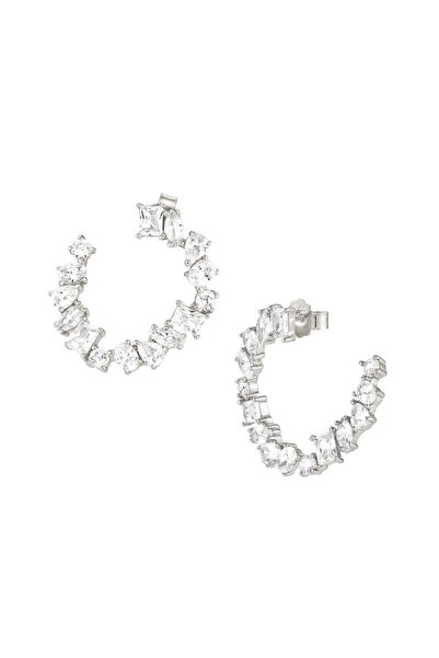 NOMİNATİON Colour Wave - Küpe - Beyaz gümüş kaplama