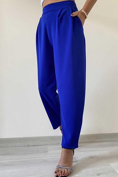 İstangül Butik Back Elastic Balloon Trousers