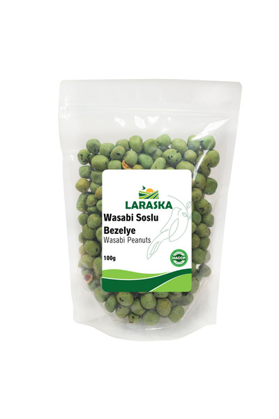Laraska Wasabi Soslu Bezelye 100g - Wasabi Peanuts