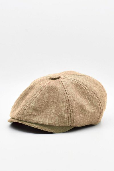 Külah Men's English Cap - 8 Pieces Cotton Newboy Camel Hat