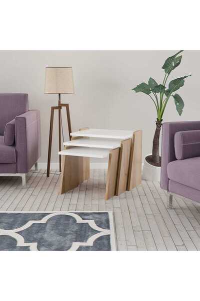 Genel Markalar MODİLAYN VİVA 3 Lü Zigon Sehpa Takımı