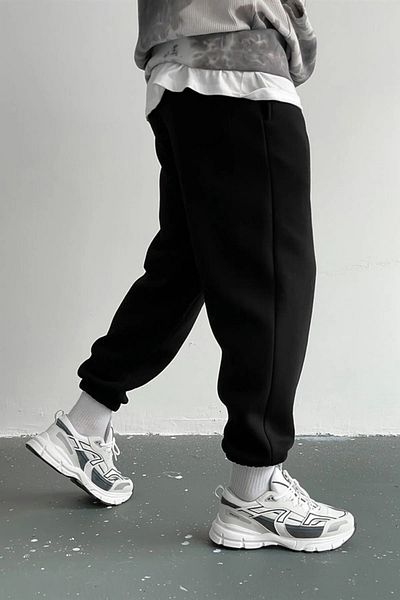 memowear Unisex 2ip πλεκτό ύφασμα αθλητική φόρμα κάτω
