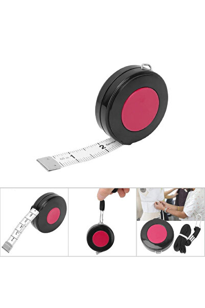 EMBA BUTİK İp Askılı Otomatik Mezura Rondo Otomatik Mezura 150 Cm Vücut Ölçüm...