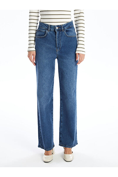 LC Waikiki Lcwk Wideleg Kadın Jean Pantolon