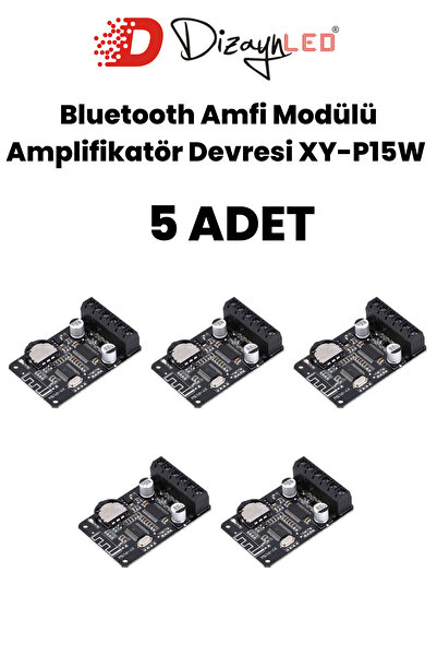 DizaynLED Bluetooth Amfi Modülü Amplifikatör Devresi Xy-p15w 5 Adet