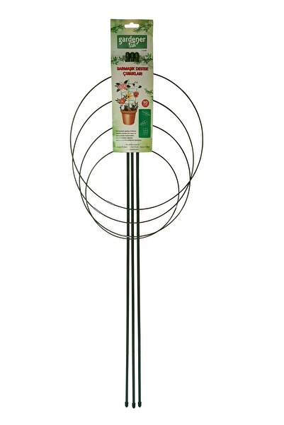 Genel Markalar Gardener 53698 Halkalı Destek (sarmaşık) Çubuğu-90 Cm