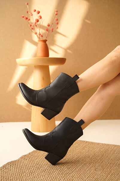 GOFFSHOES Kadın Lover Kovboy Bot - siyah-deri