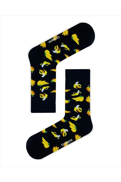CARNAVAL SOCKS Комплект цветни чорапи с шарка на банан