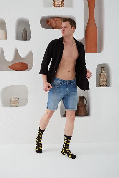 CARNAVAL SOCKS Комплект цветни чорапи с шарка на банан