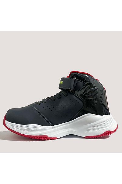 Jump 29196 Pantofi de baschet pentru copii - Gri-verde neon - 32