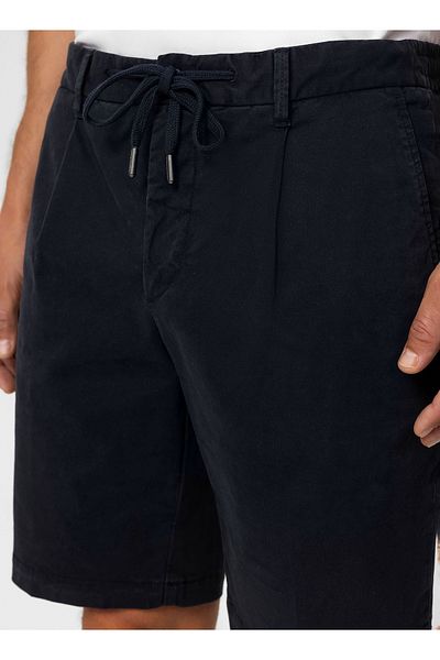 Boris Becker Λεπτομερές σορτς Chino με λογότυπο Navy Blue