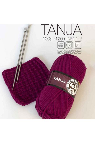 Ören Bayan Tanja 009 Dark Gray Hand Knitting Yarn - 100Gr, 3 Pieces