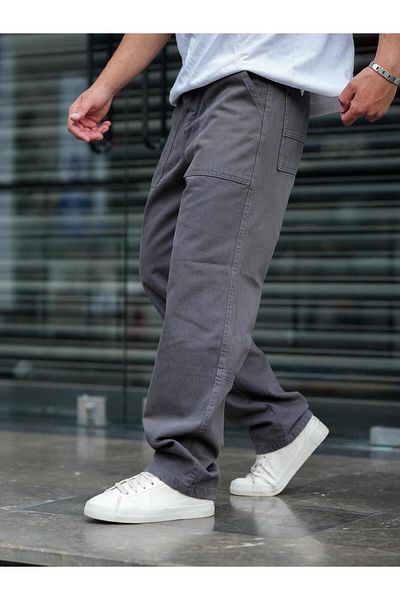 Tarz Cool Ανδρικό φαρδύ παντελόνι με φαρδιά εφαρμογή