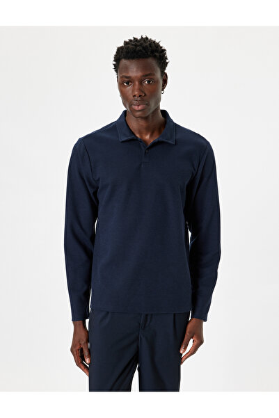 Koton Πουλόβερ πόλο με υφή από βαμβάκι