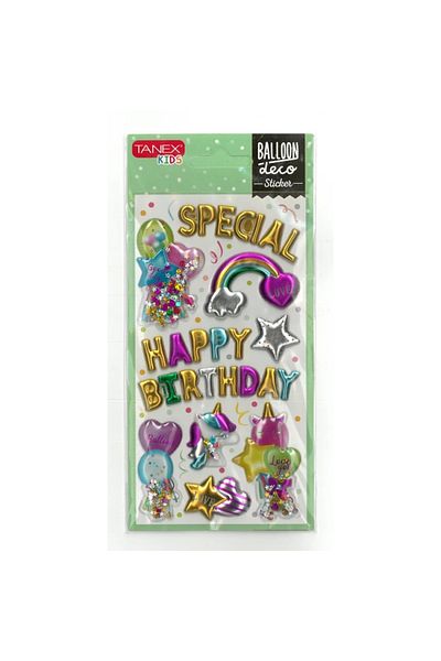 Tanex Tnx-26005 Balloon Puffy Label Series 5 - 1 Piece