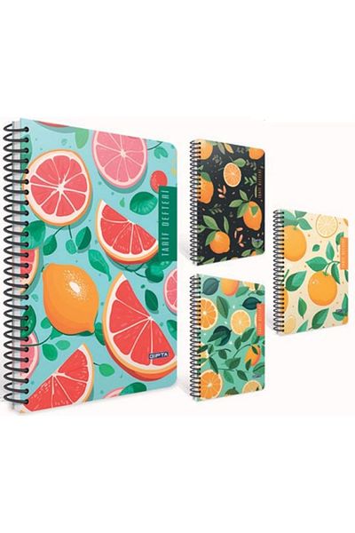Gıpta 20x28 120 YP GIPTA Recipe Book - Spiral, Hard Cover, Unlined